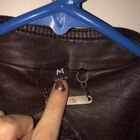 Dark Brown leather jacket - Picture 4 of 4